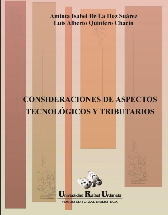 Portada del libro Consideraciones de aspectos tecnológicos y tributarios